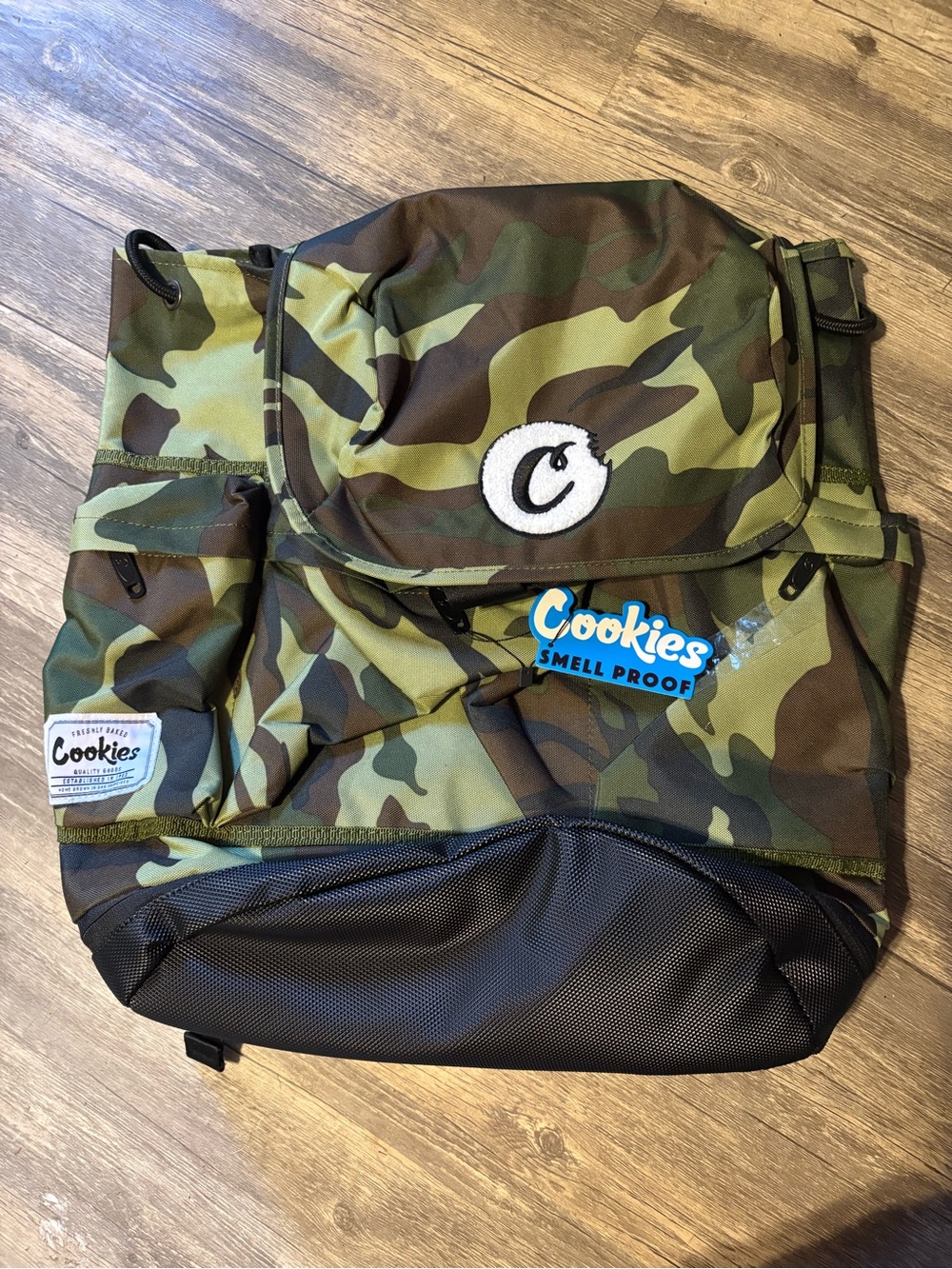 Cookies Camouflage Backpack with Logo
